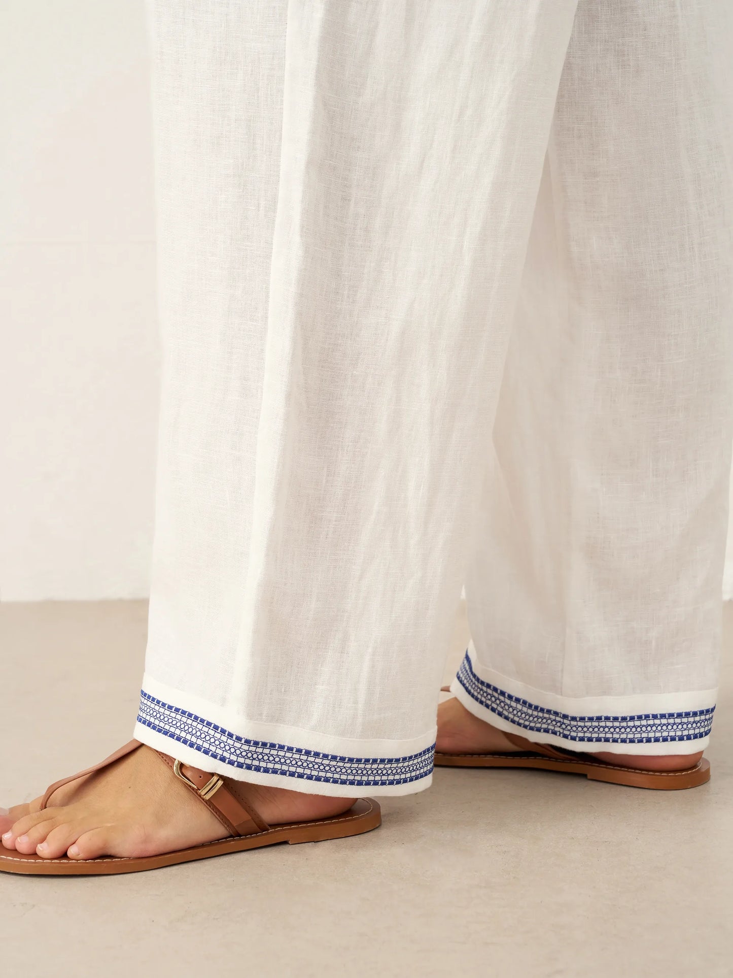 Pantalón Elastico 100% Lino