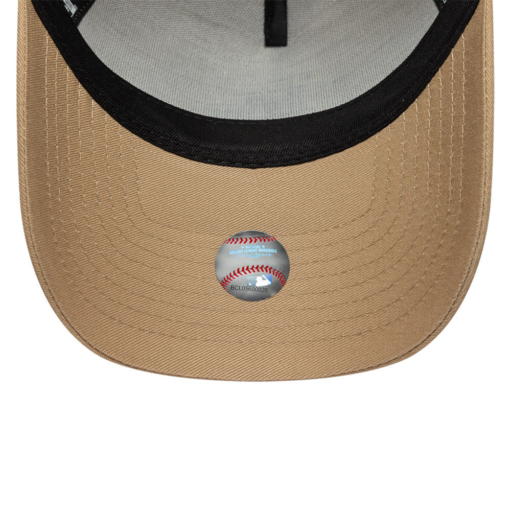 Gorra 9FORTY E-Frame Ajustable Liga Esencial LA Dodgers MLB Beige Claro