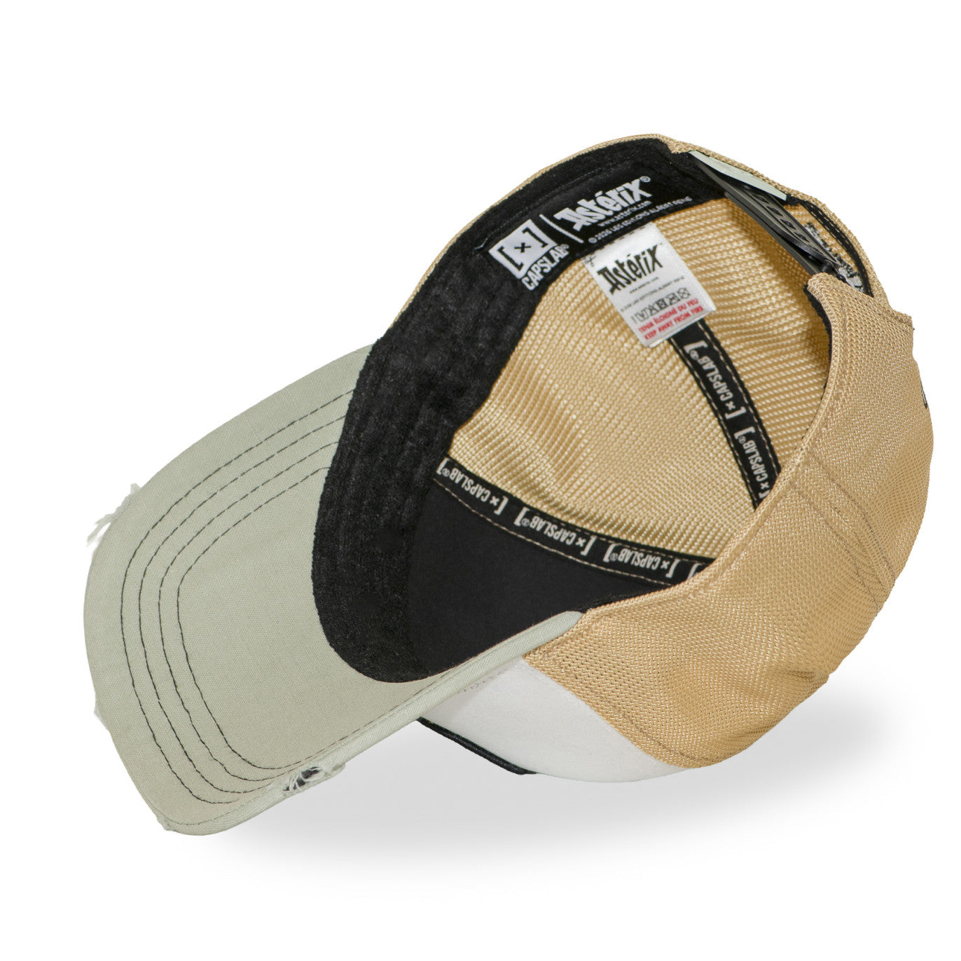Gorra Capslab Trucker Astérix Le Gaulois Negra