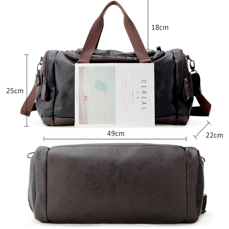 Bolso de Viaje de Cuero