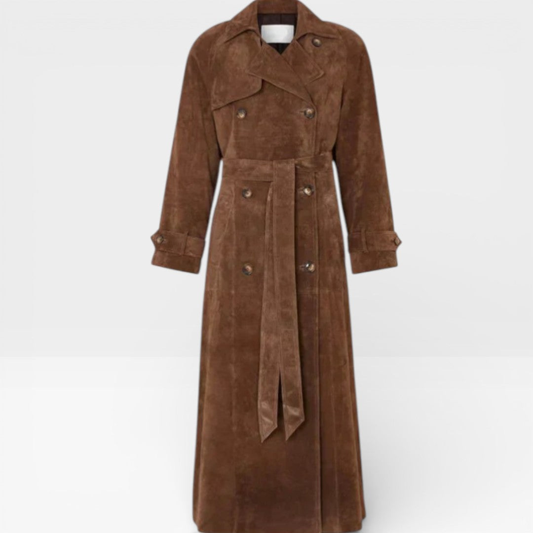Carolina | Abrigo Suede Elegance