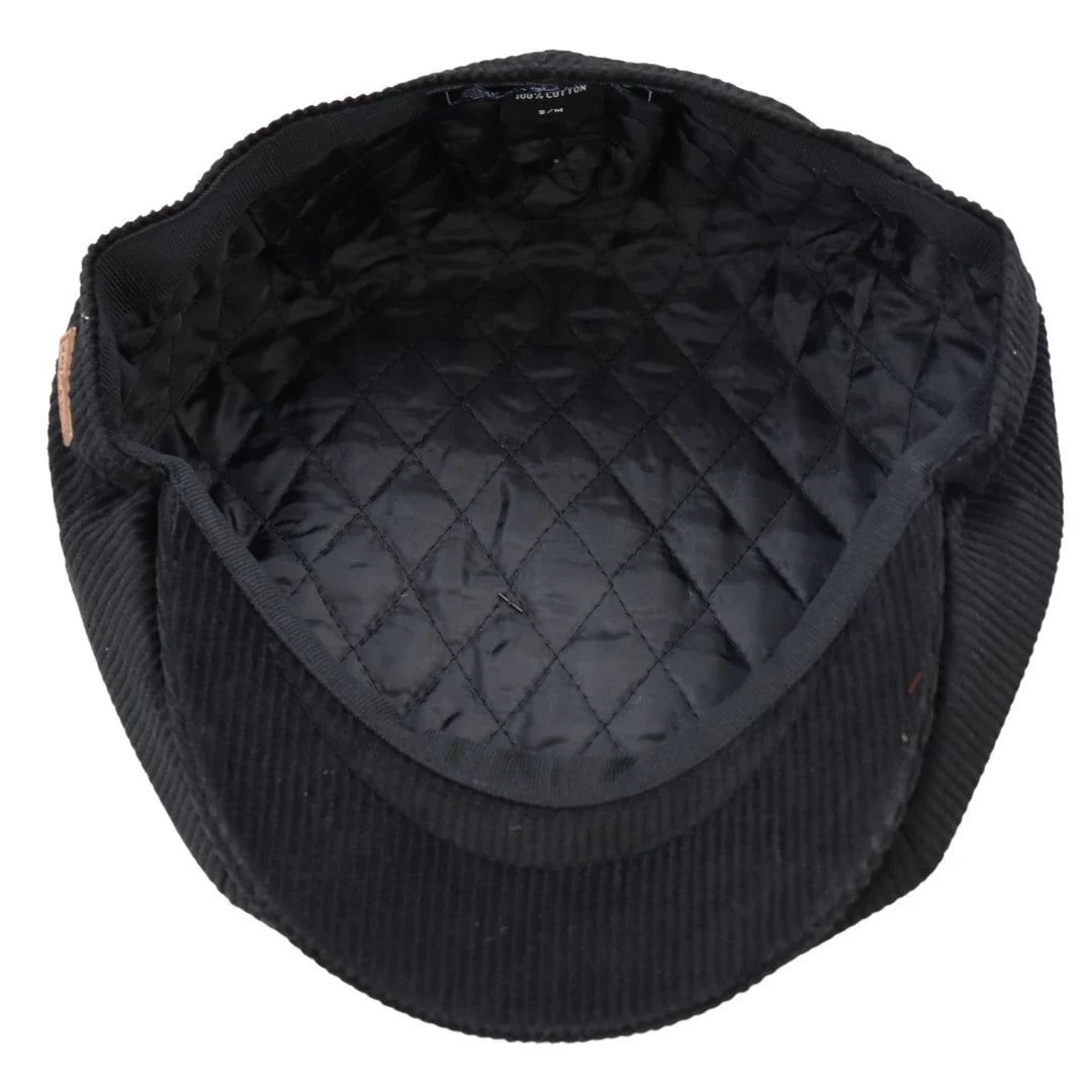 Gorra Baker Boy de Pana Negra