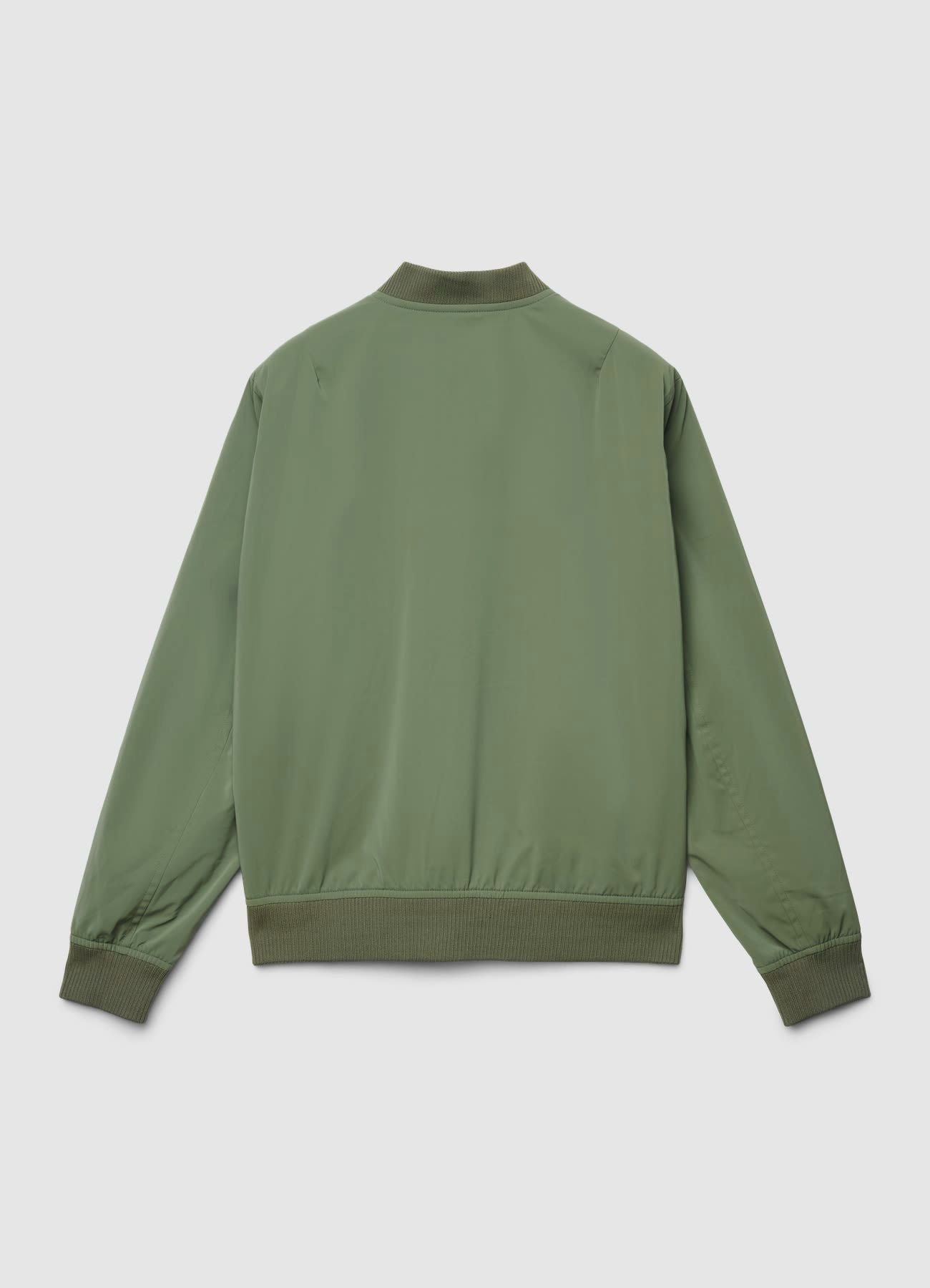 Cazadora Bomber Verde Militar con Cremallera
