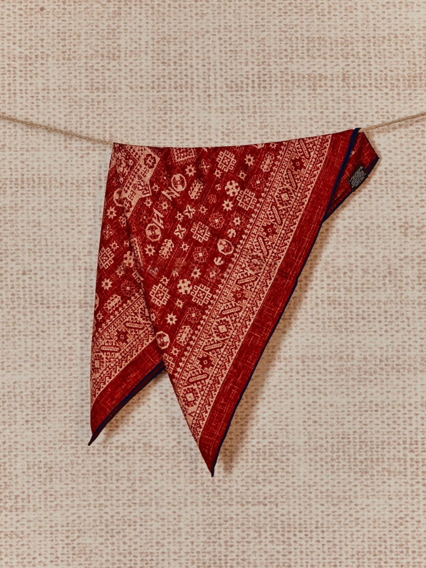 Pañuelo de Lana y Seda Reversible