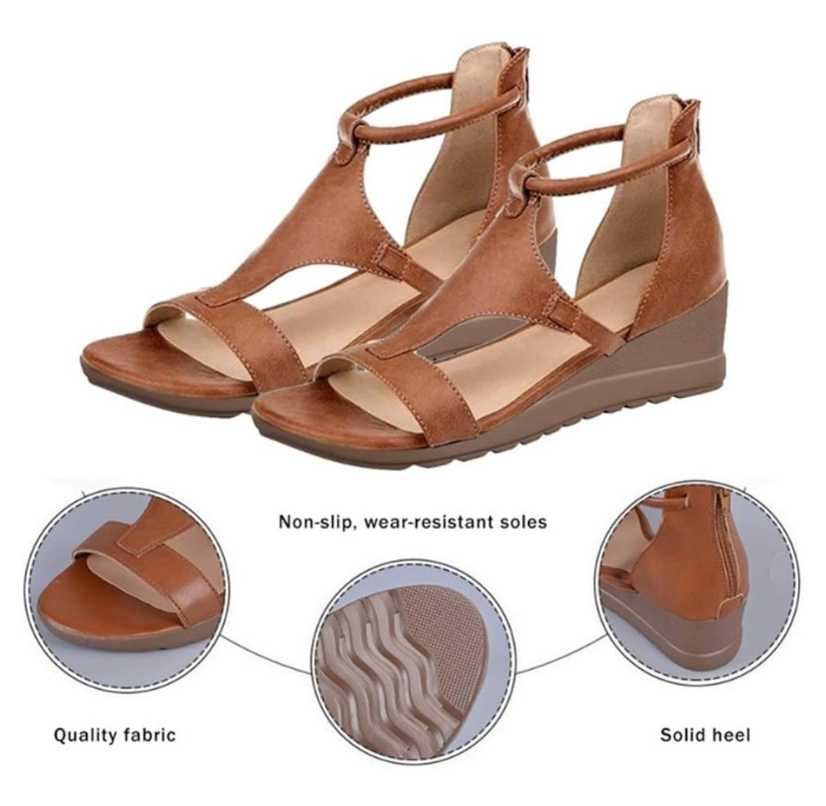 Sandalias Ortopédicas Elegantes