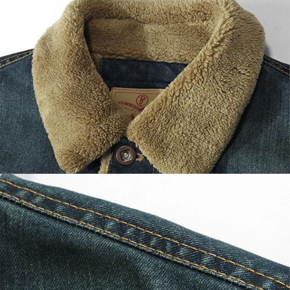 Chaqueta Vaquera Acolchada Azul Claro