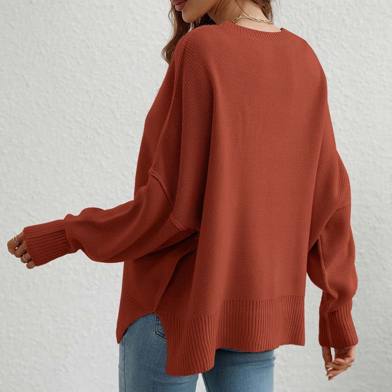 Jersey de Punto Liso Cuello Redondo