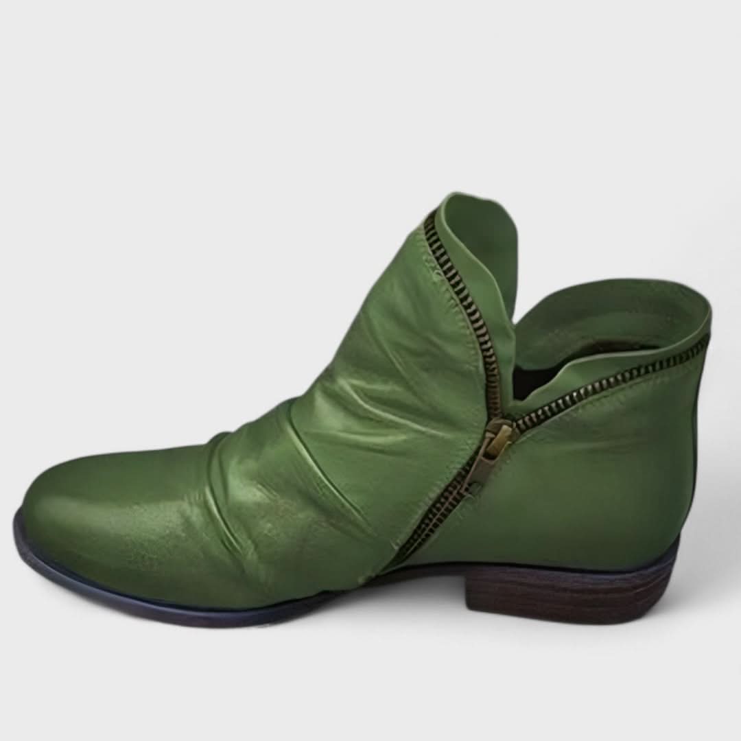 MELINDA - Botas de Cuero Ortopédicas