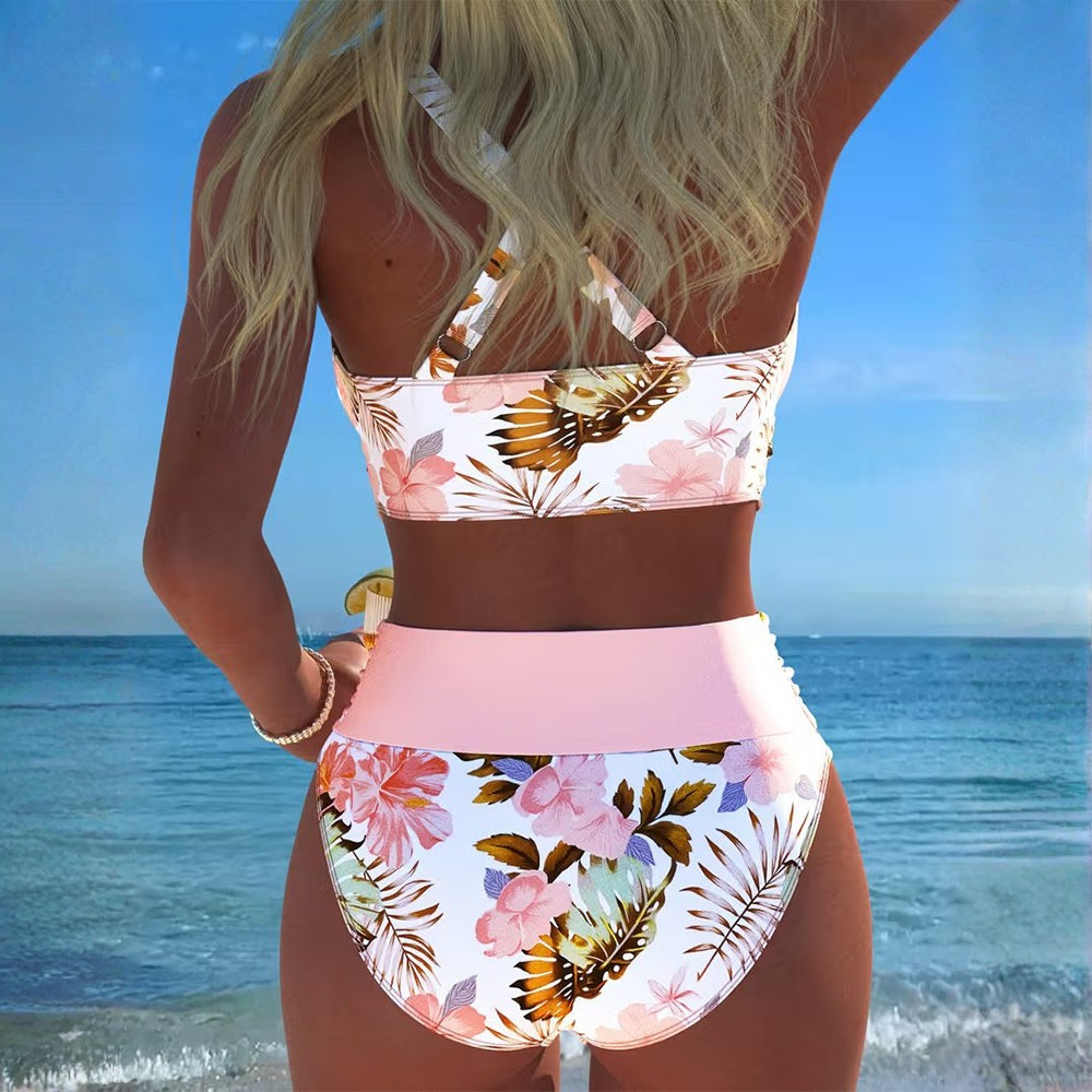 GABRIELLA | BIKINI A CONTRASTO FLOREALE