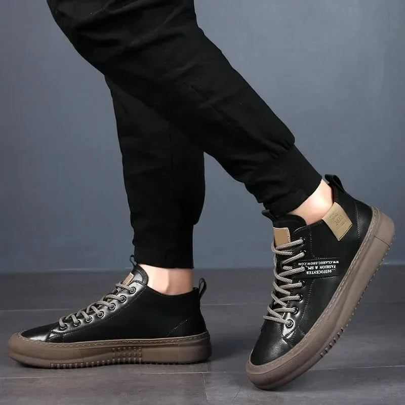 MARSTON COURT - Zapatillas de Cuero Premium