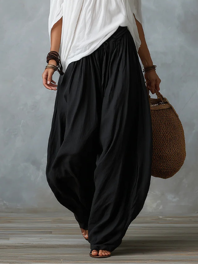 Conjunto Boho de Top y Pantalón Bombacho
