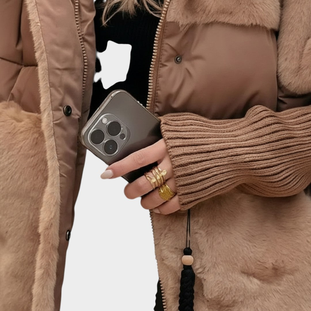 Daisy | Chamarra Acolchada de Invierno Patchwork