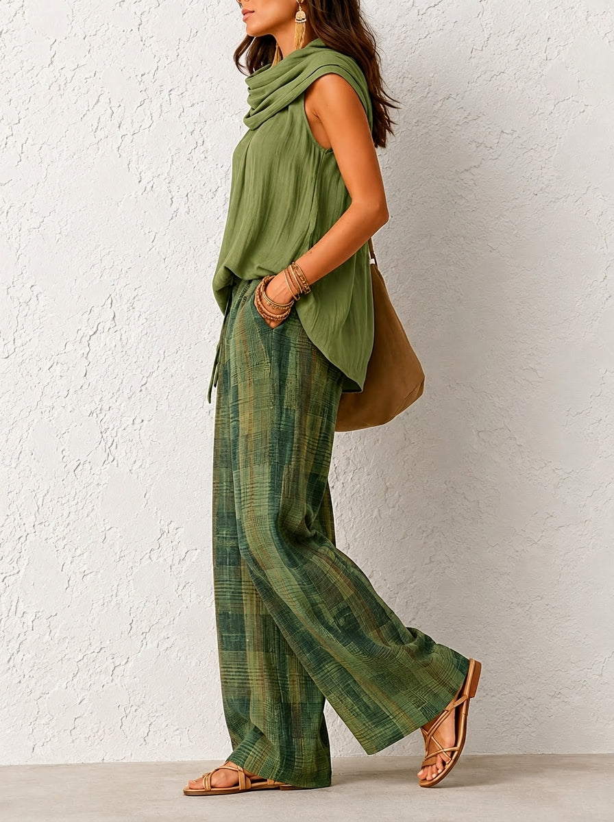 Conjunto Natural Comodidad Relajada con Elegancia Artesanal