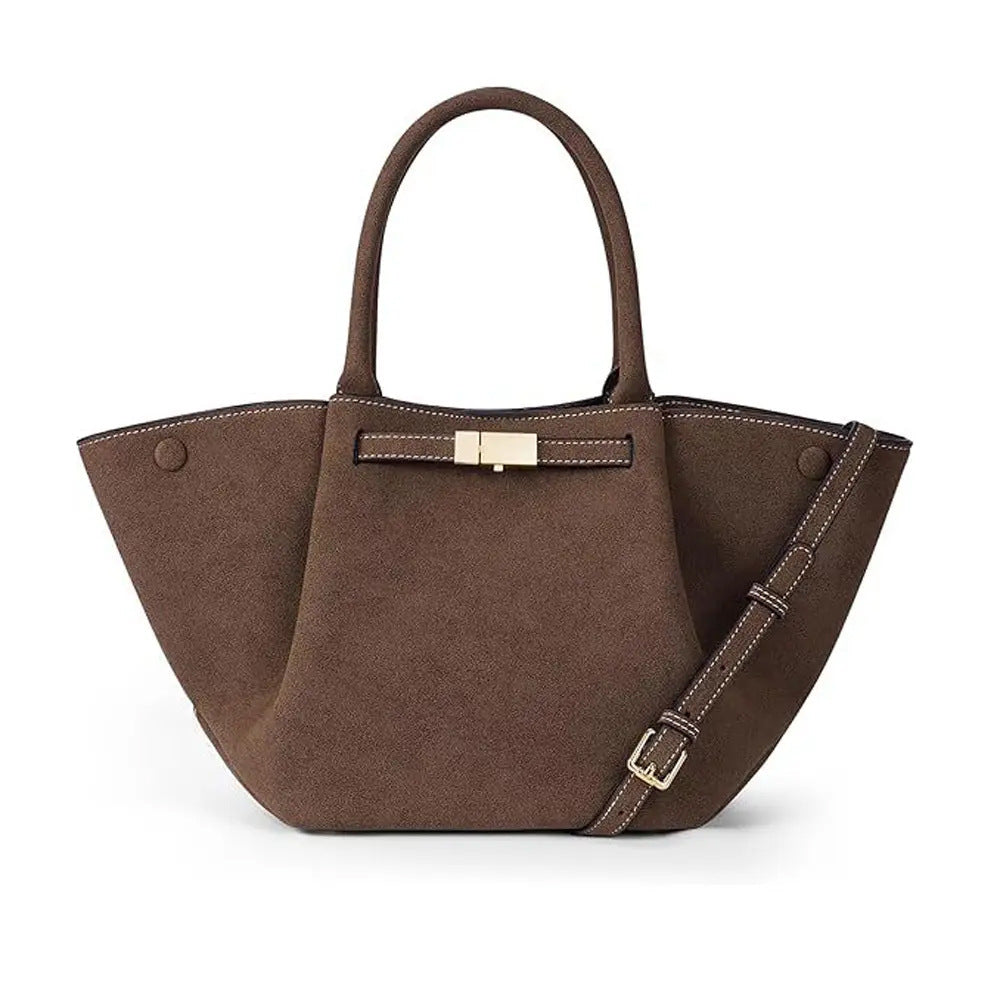 Bolso Tote Vintage de Ante Sintético