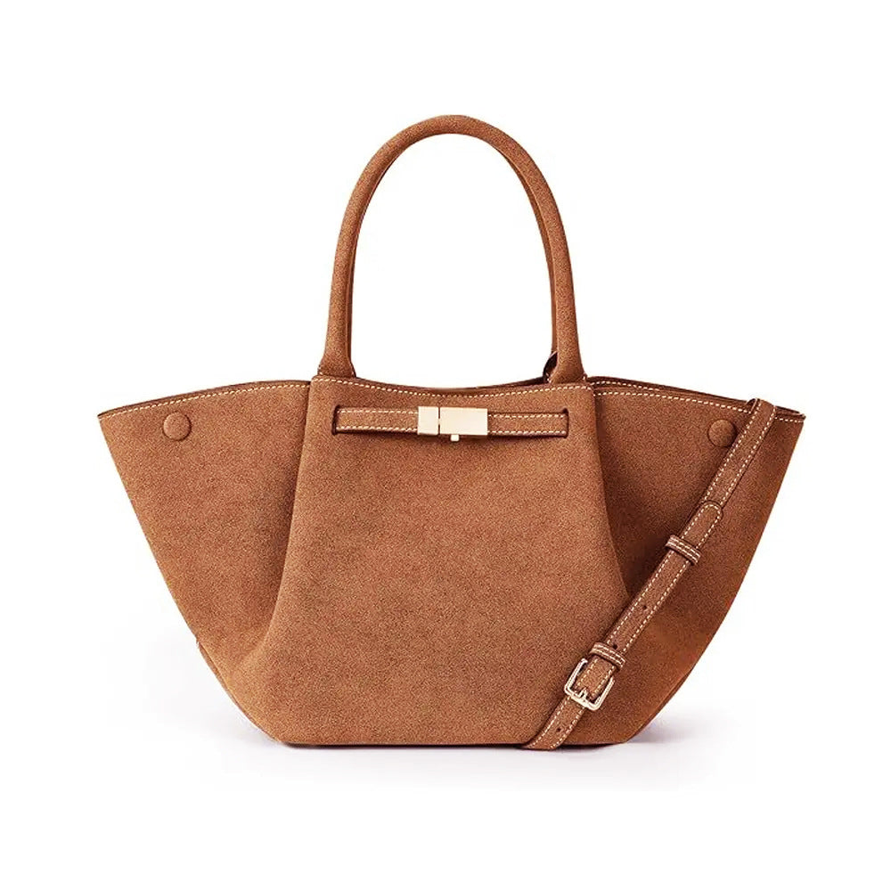 Bolso Tote Vintage de Ante Sintético