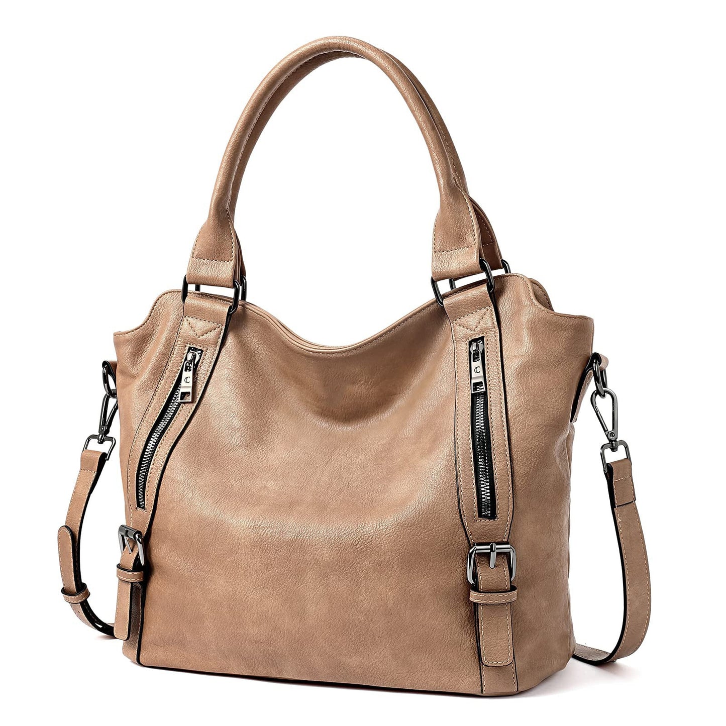 Bolso Tote Retro de Gran Capacidad para Hombro y Bandolera