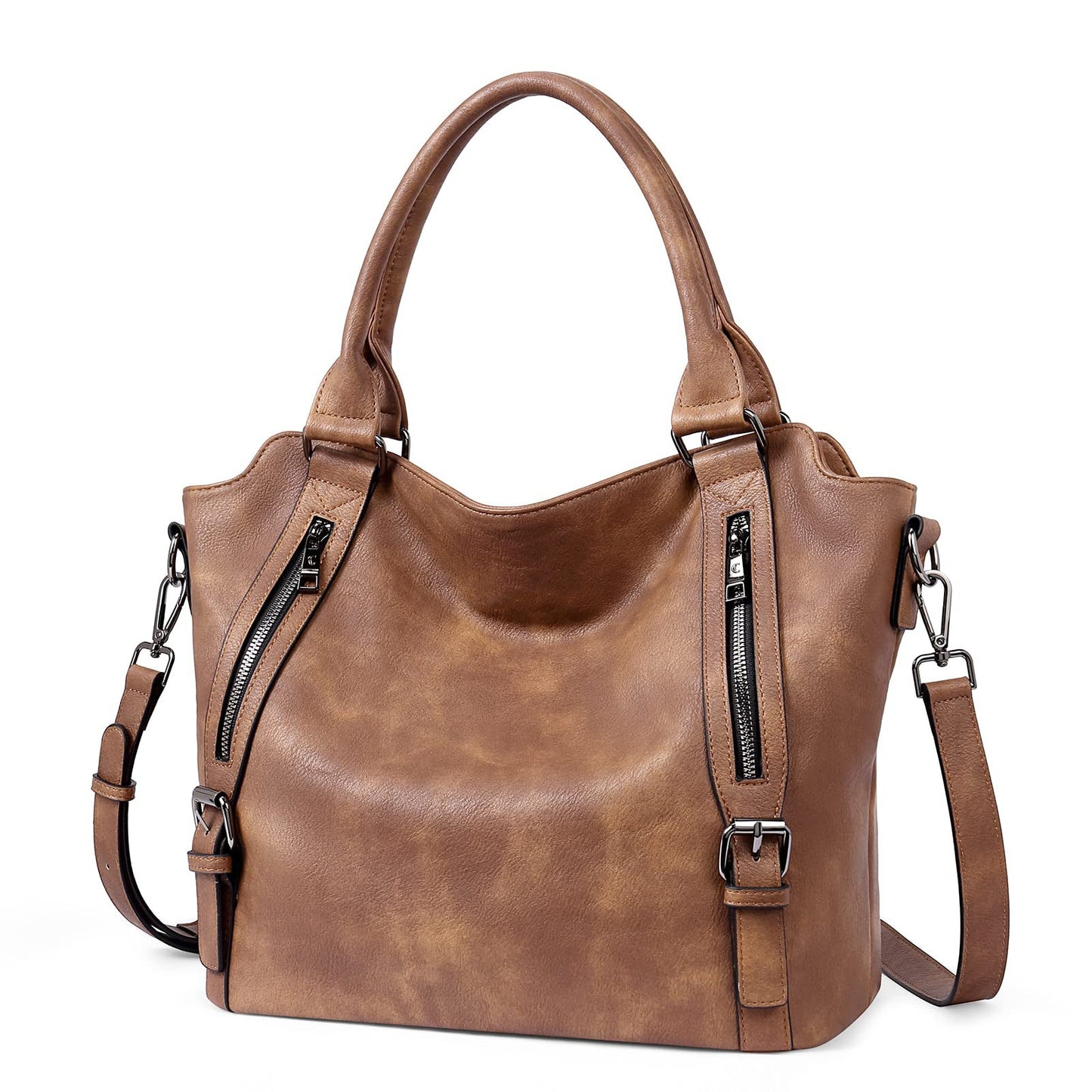 Bolso Tote Retro de Gran Capacidad para Hombro y Bandolera