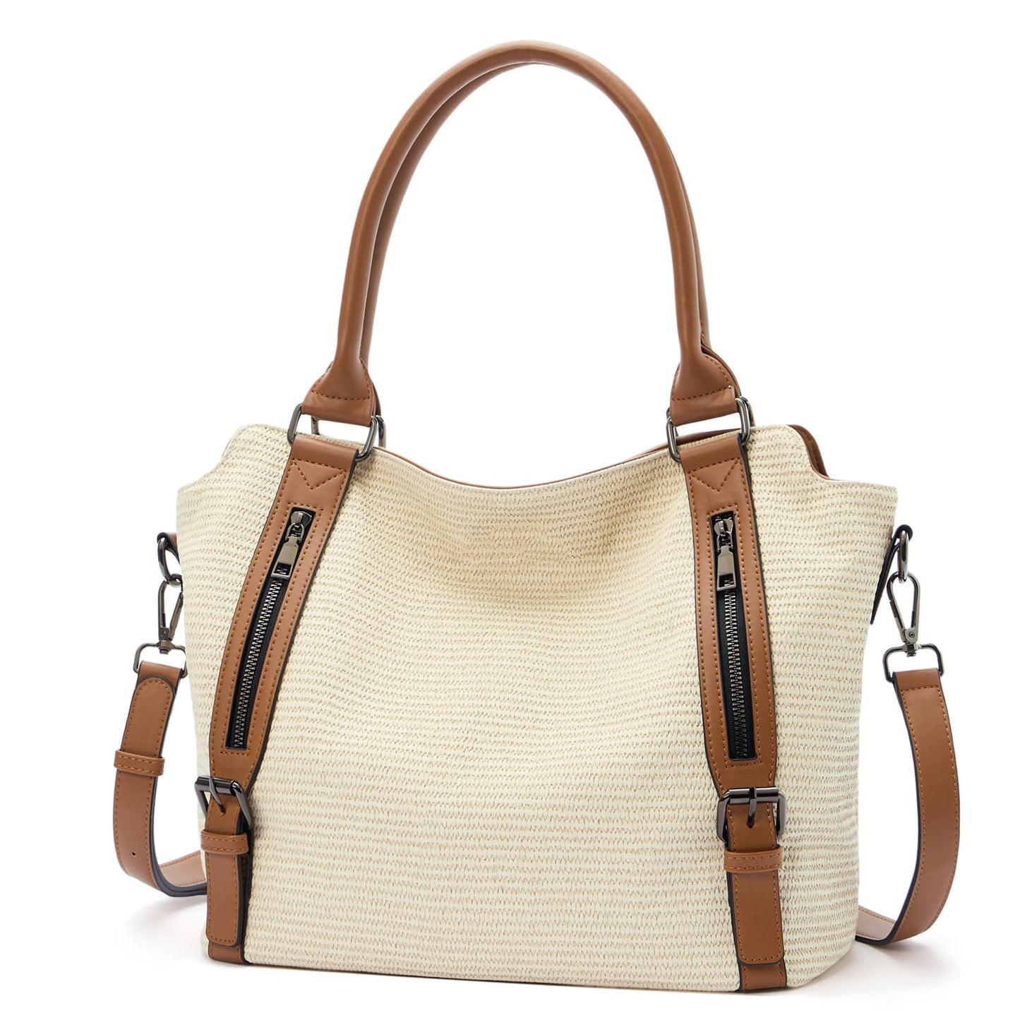 Bolso Tote Retro de Gran Capacidad para Hombro y Bandolera