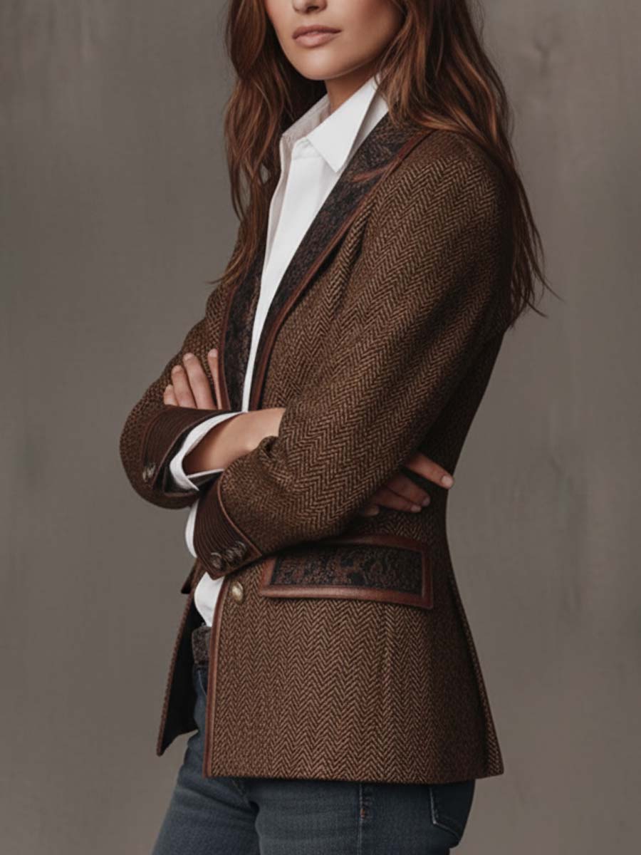 Gisèle | Blazer con espiga