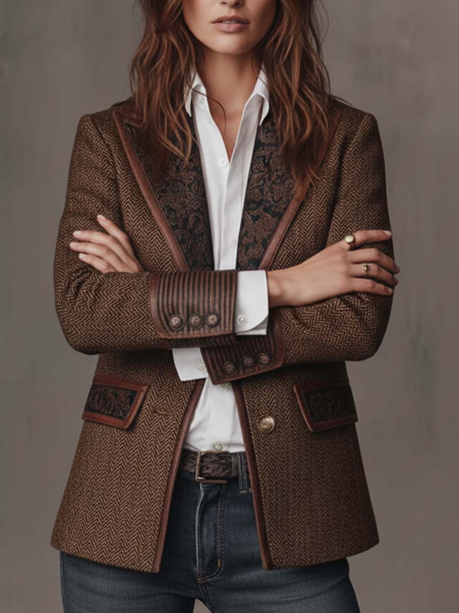 Gisèle | Blazer con espiga