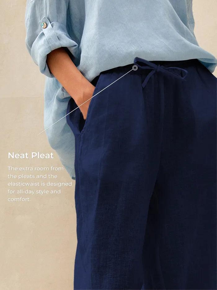 Pantalón de Lino Blanco