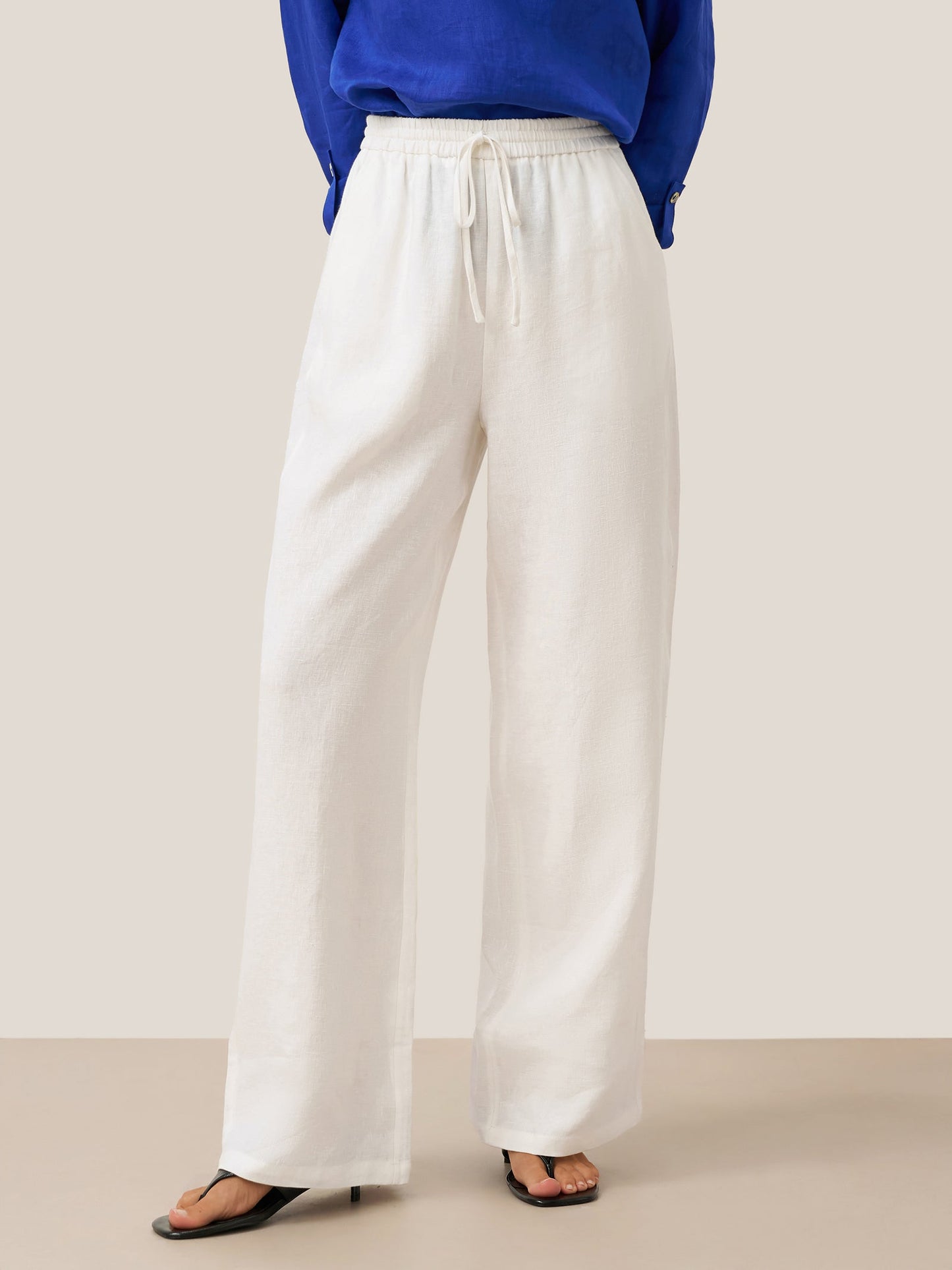 Pantalón de Lino Blanco