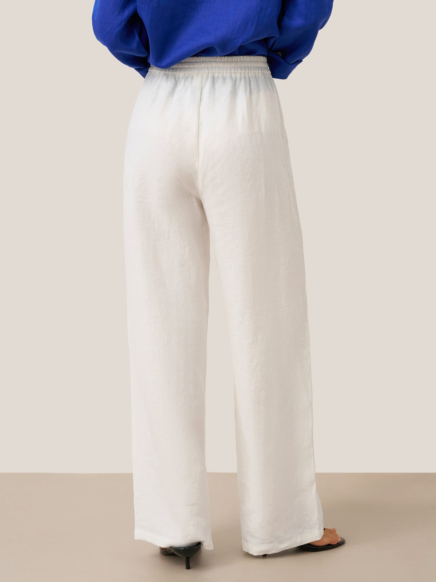 Pantalón de Lino Blanco