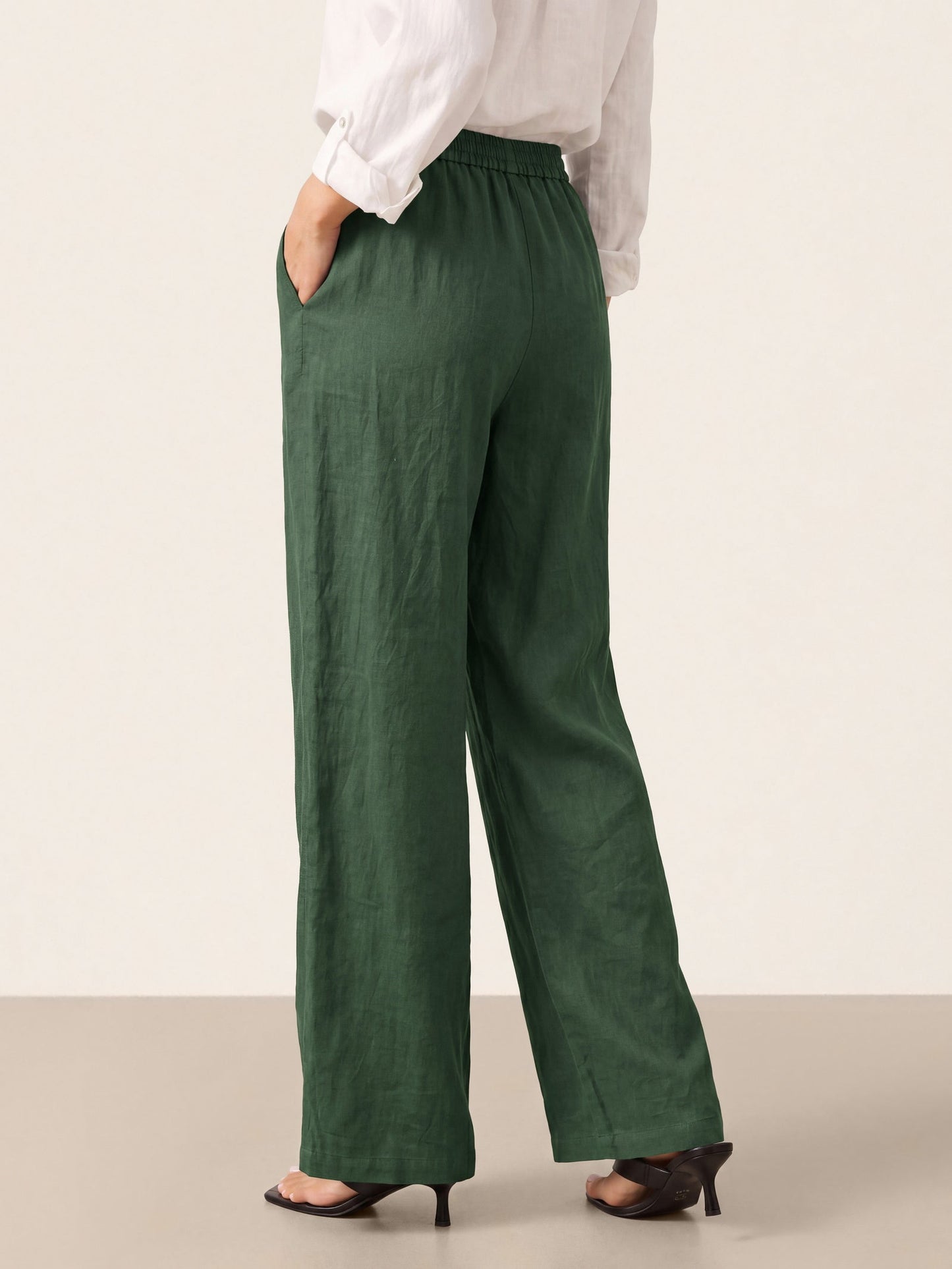 Pantalón de Lino Blanco