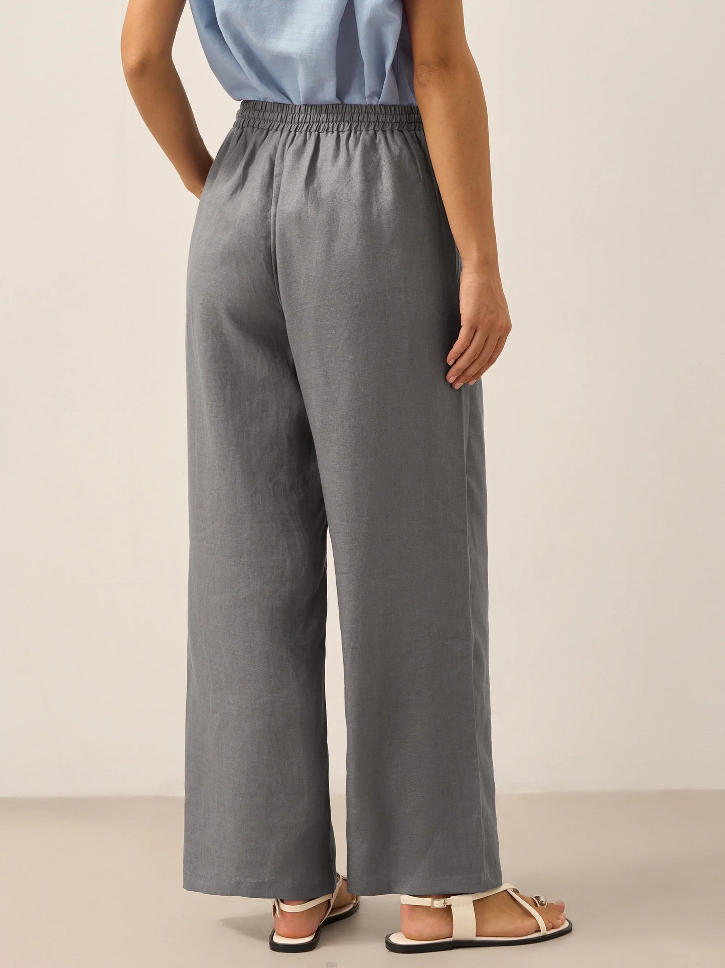Pantalón de Lino Blanco