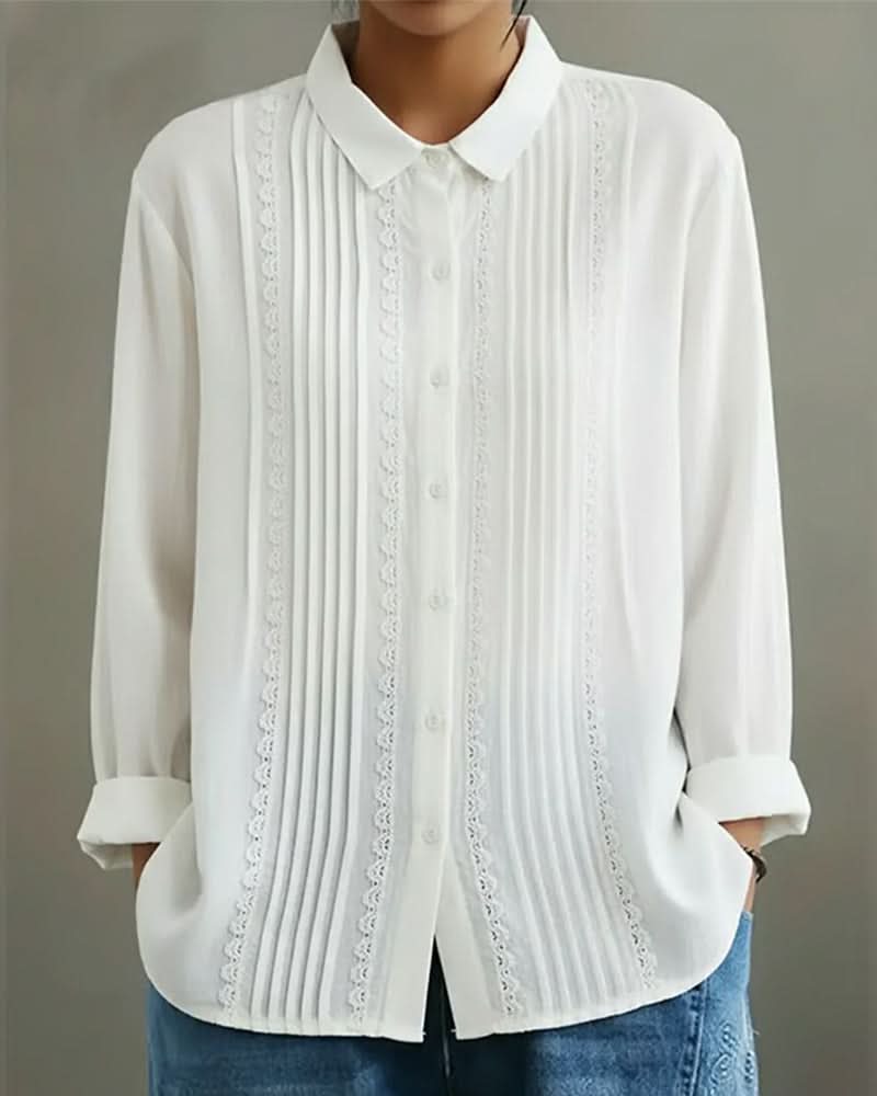 Blusa Amelia Plisada