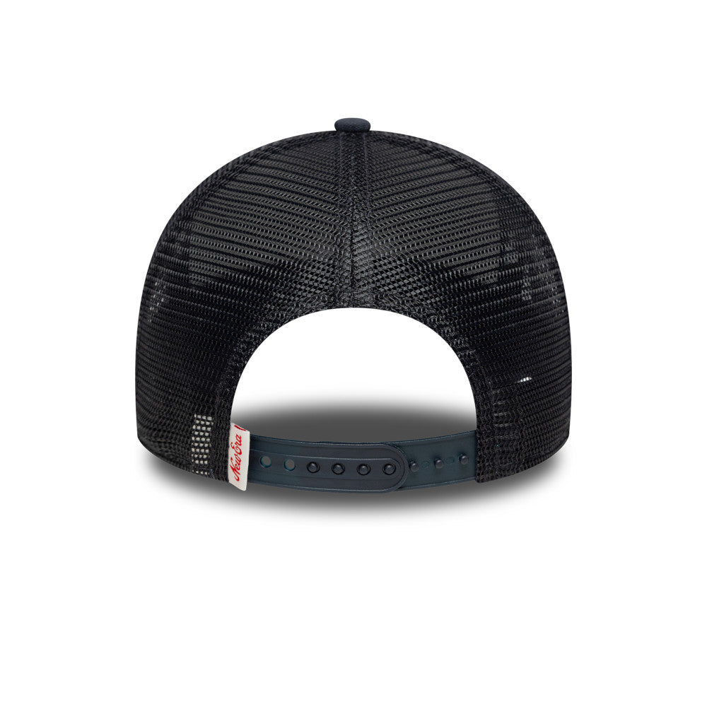 Gorra 9FORTY A-Frame Trucker New Era Canvas Distressed Navy