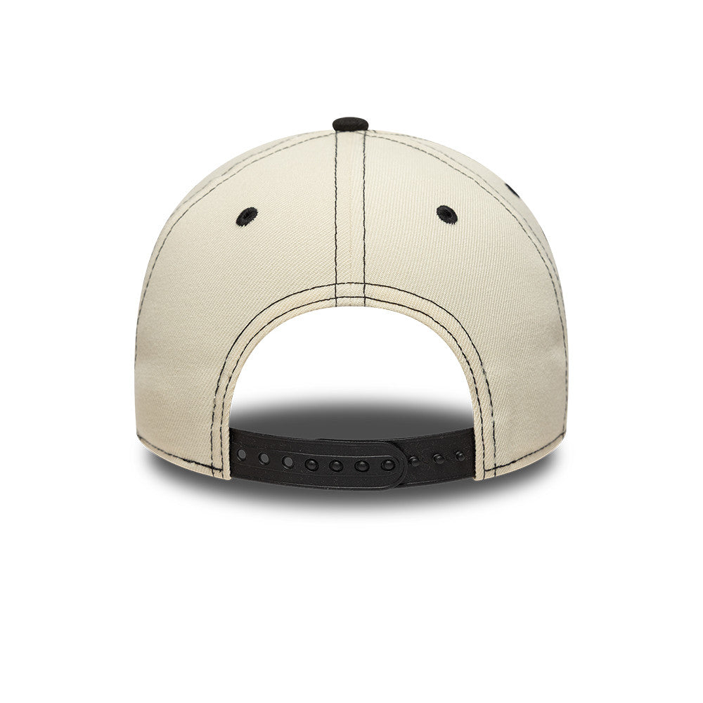 Gorra 9FORTY E-Frame Ajustable Icono de la Ciudad LA Lakers NBA Blanco roto
