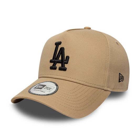 Gorra 9FORTY E-Frame Ajustable Liga Esencial LA Dodgers MLB Beige Claro