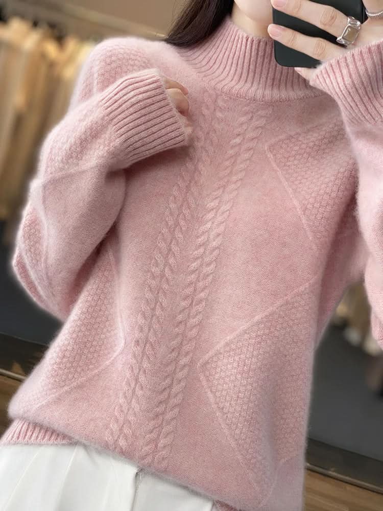Aria | Jersey de Cachemira Cuello Alto