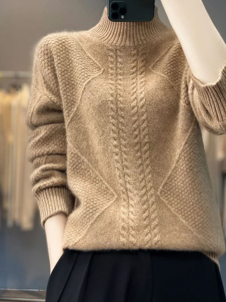 Aria | Jersey de Cachemira Cuello Alto