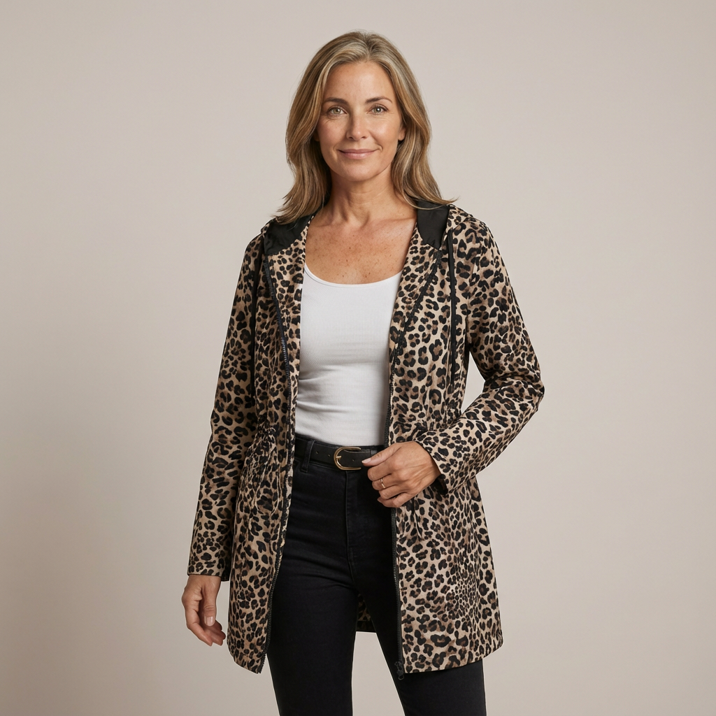 Abrigo Elin Leopardo