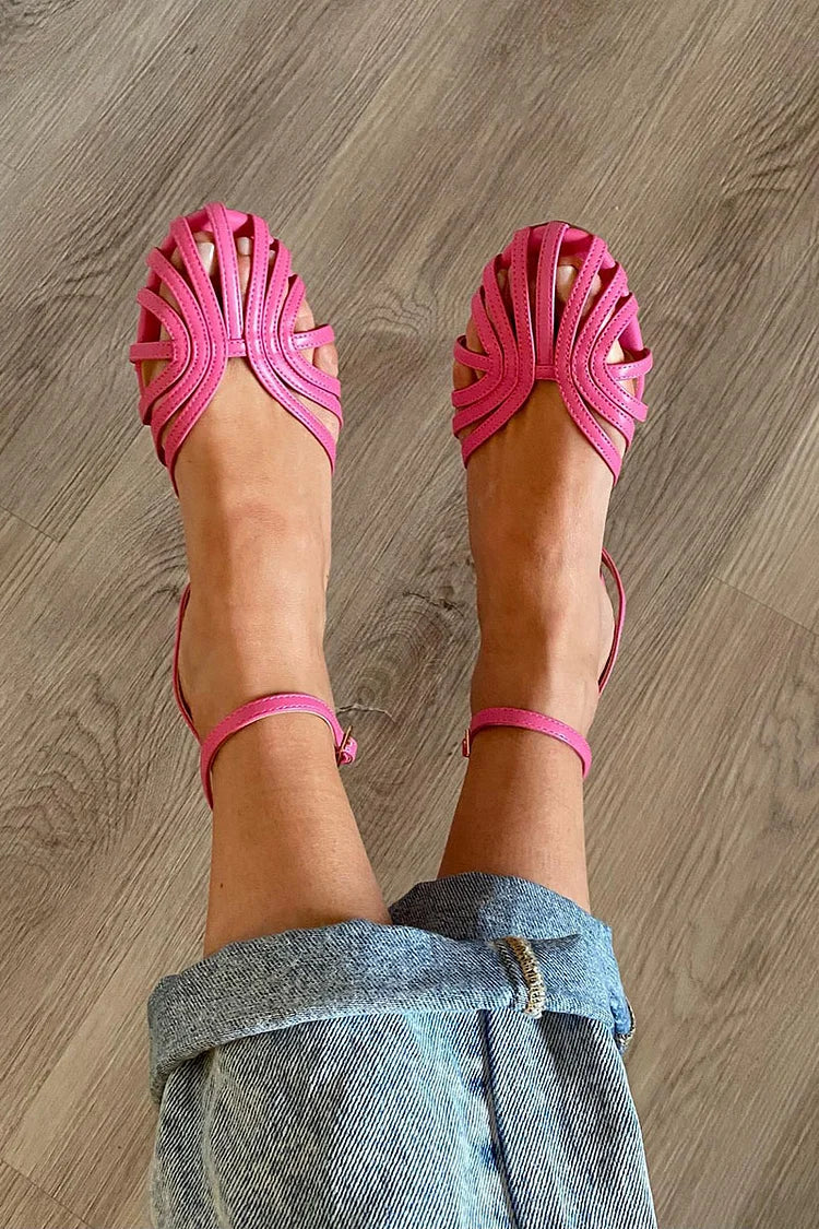 Vicenta™ | Sandalias de Tacón con Detalle Joya
