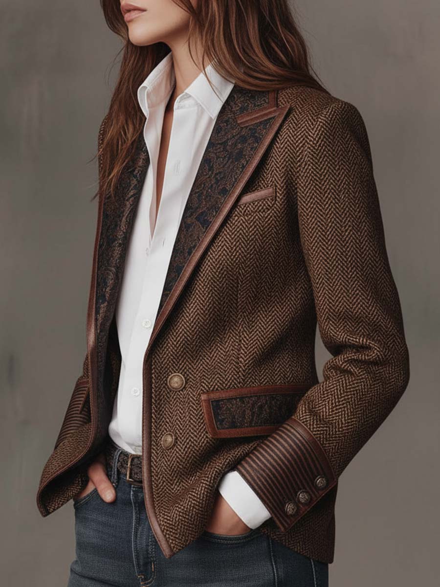 Gisèle | Blazer con espiga
