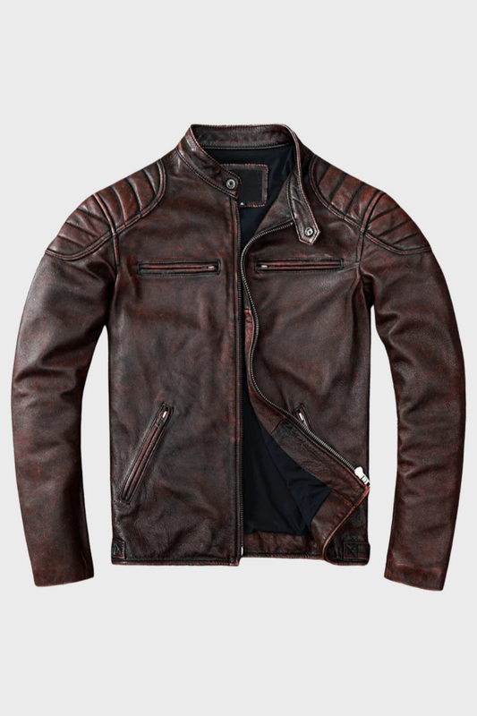Chaqueta de Piel Firenze Marrón