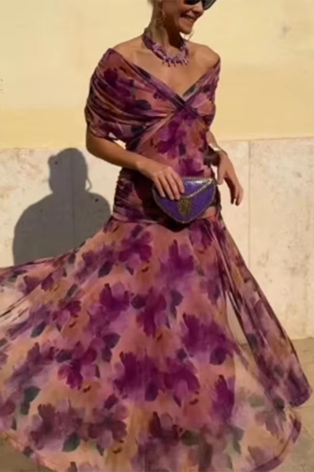 Luisa™ -  Elegante Vestido Largo de Fiesta Con Escote En V