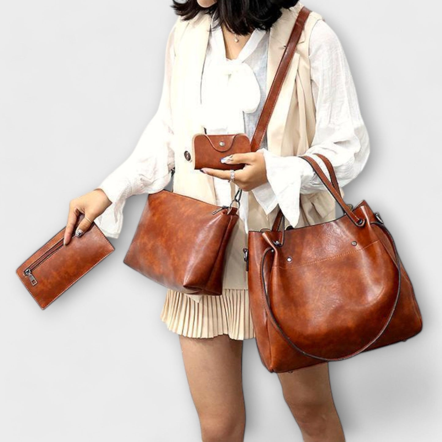 Conjunto de bolsos vintage de 4 piezas