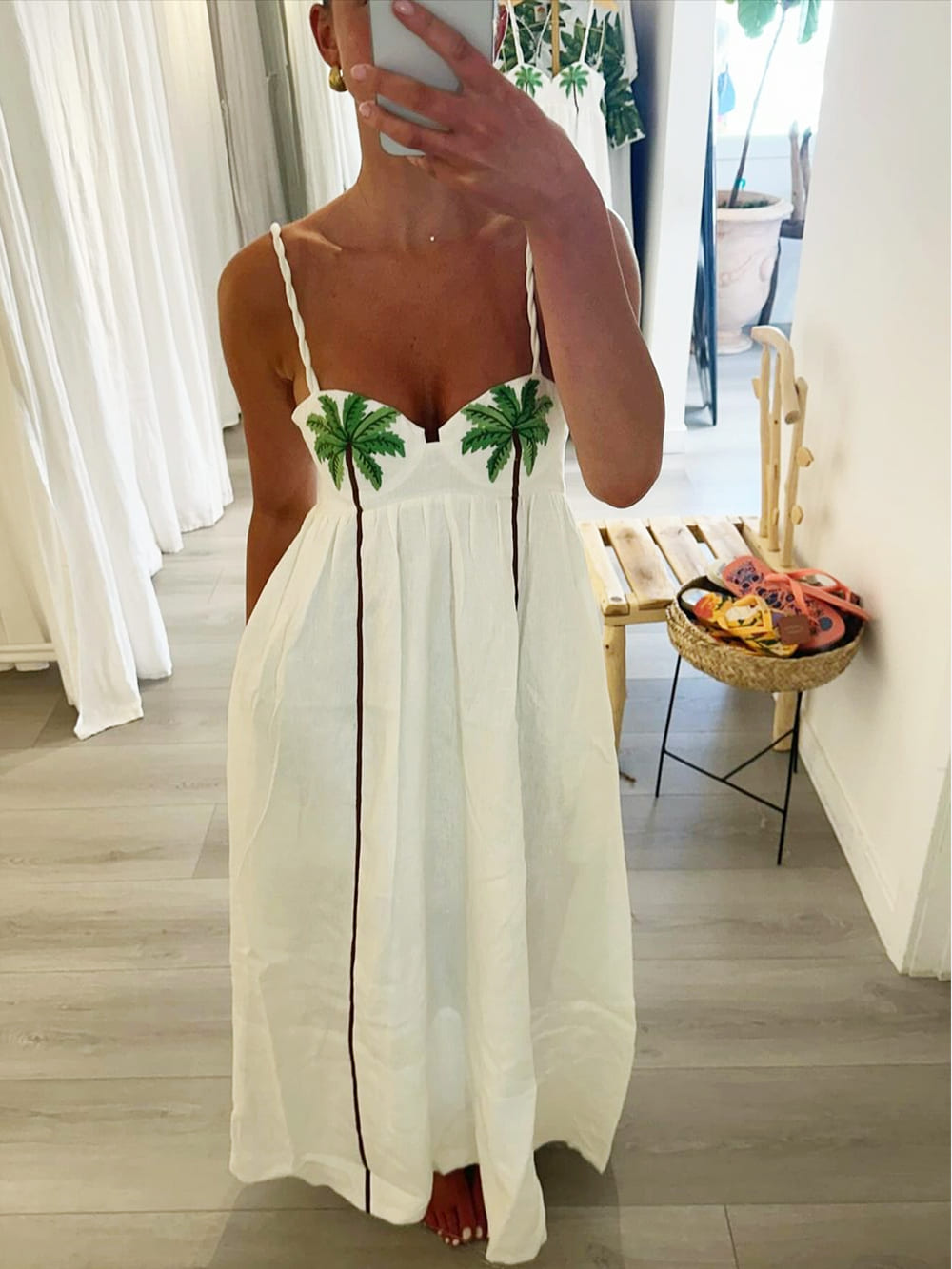 Vestido Lencero Palm Oasis