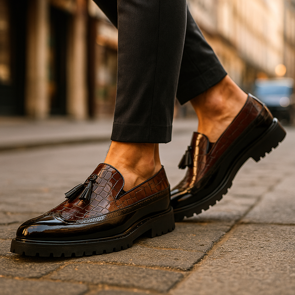Mocasines de Cuero