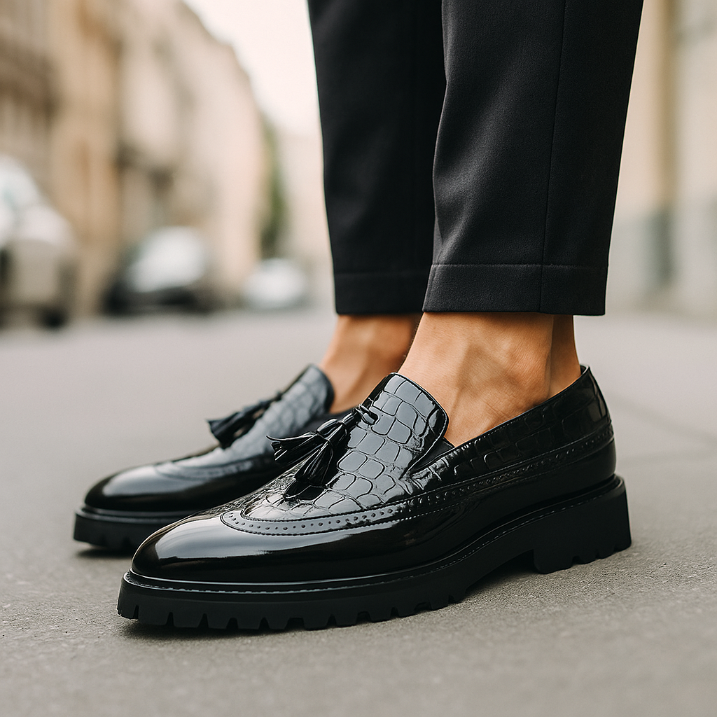 Mocasines de Cuero
