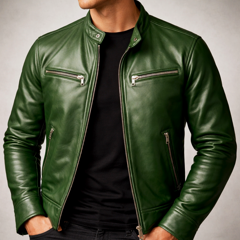 Roberto | Chaqueta de Cuero Vintage