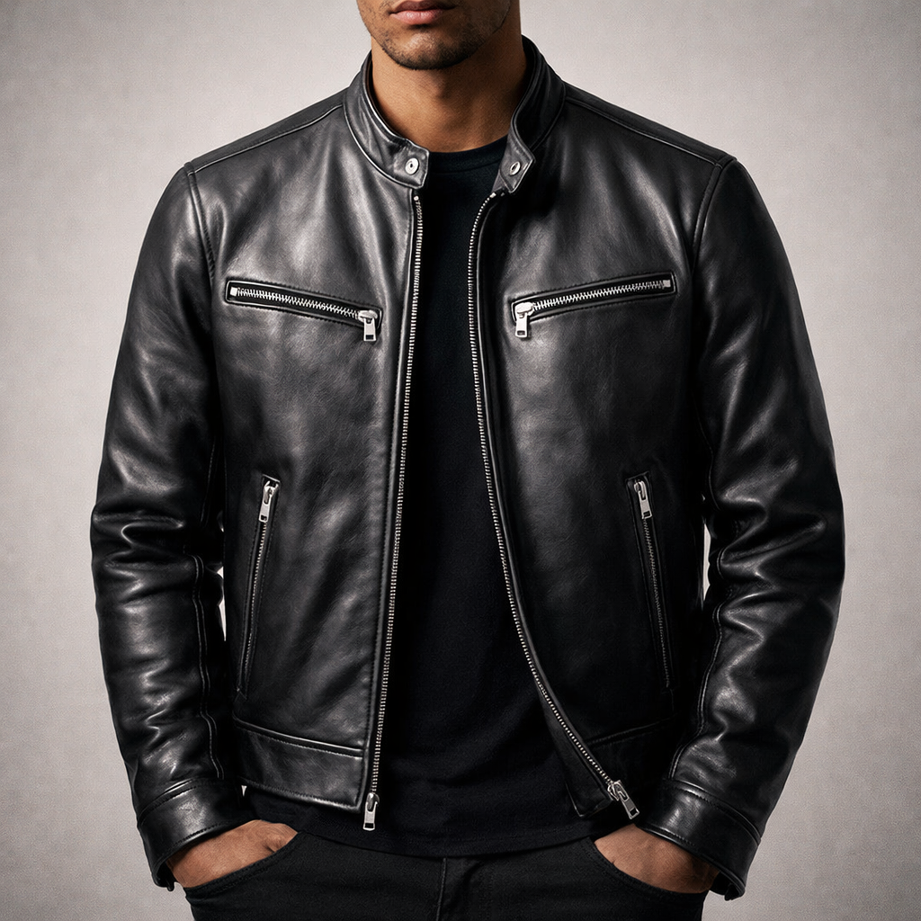 Roberto | Chaqueta de Cuero Vintage