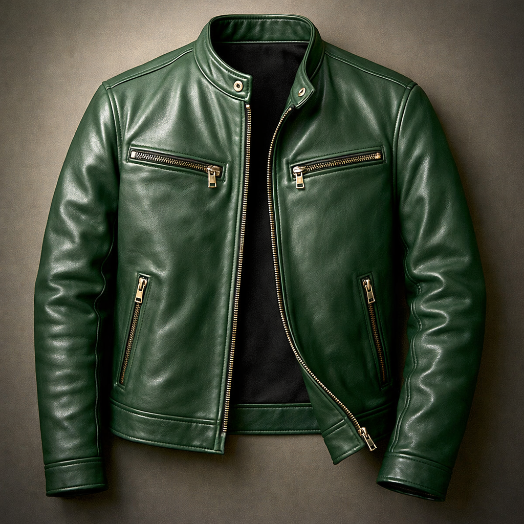 Roberto | Chaqueta de Cuero Vintage