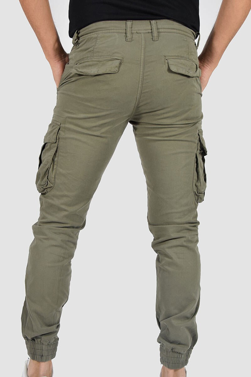 PANTALONES CON BOLSILLOS CARGO Y PUÑO