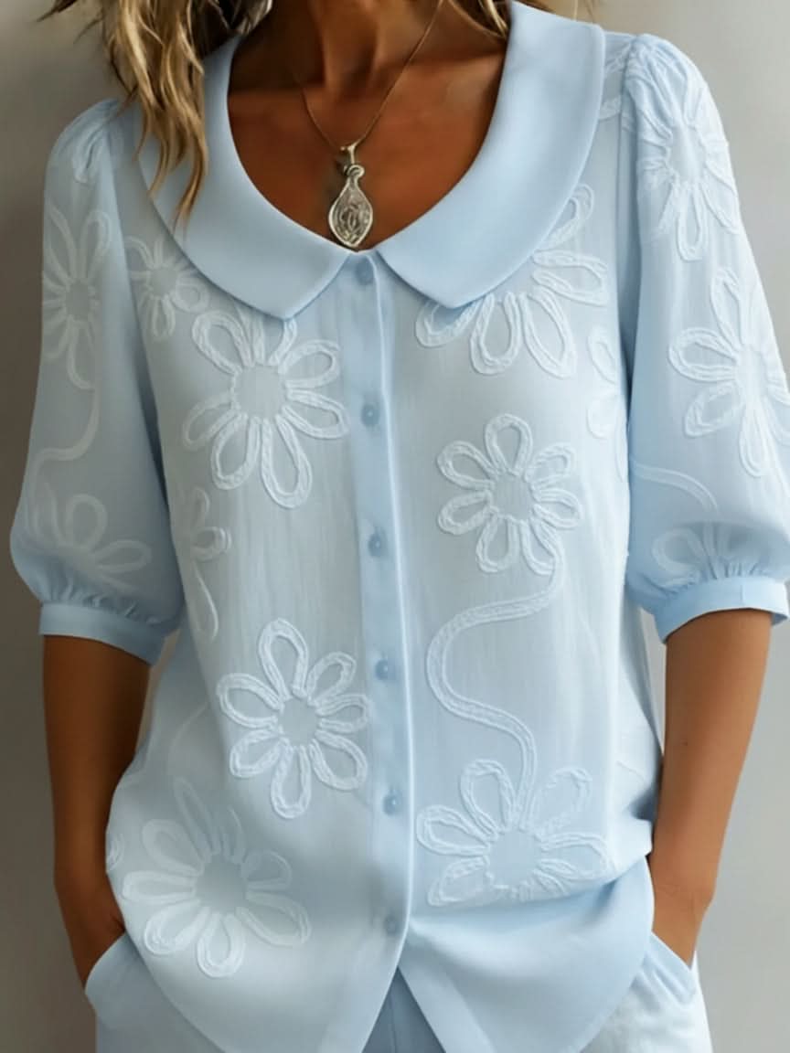 Top Tessa Floral Natural