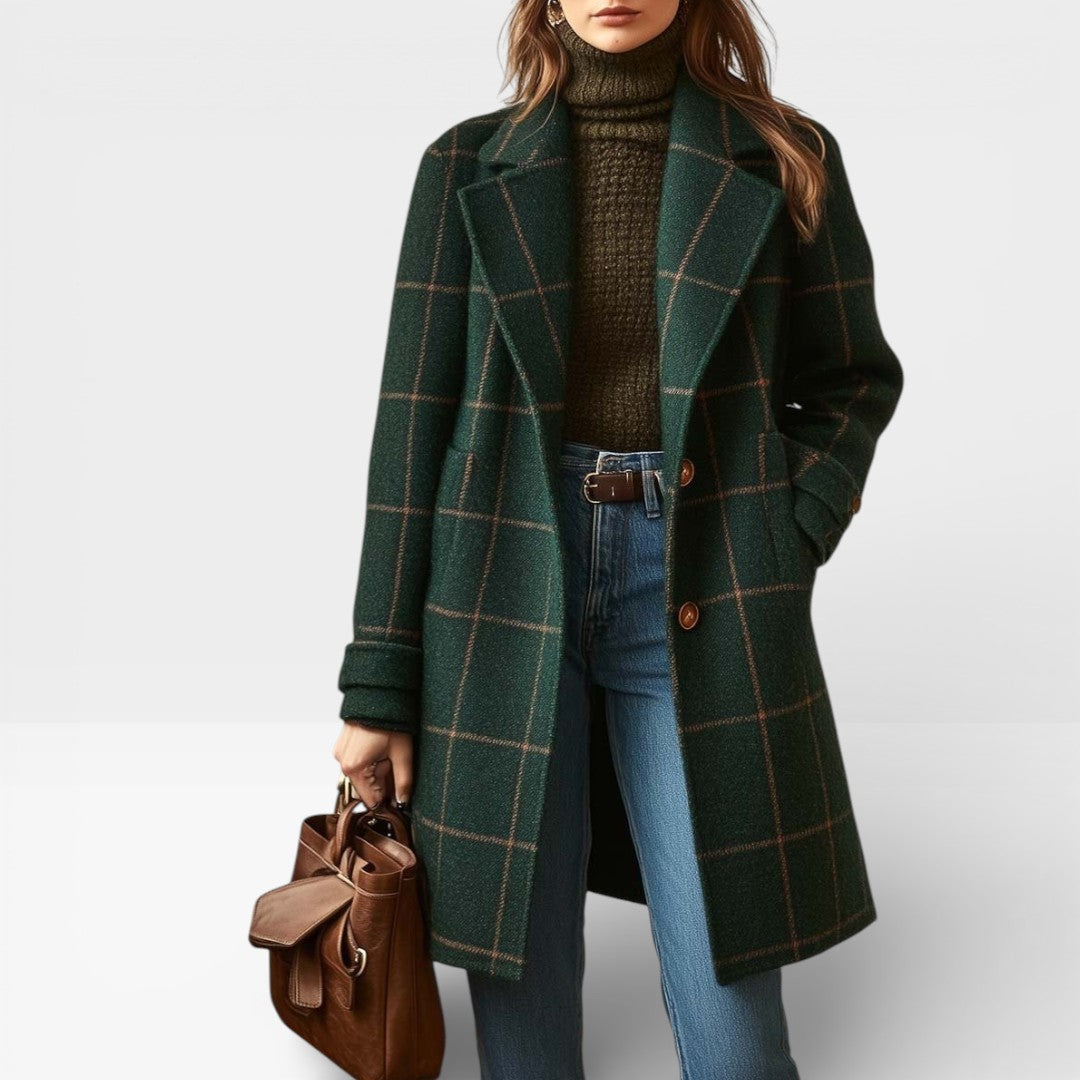 Elena | Abrigo Classic Check